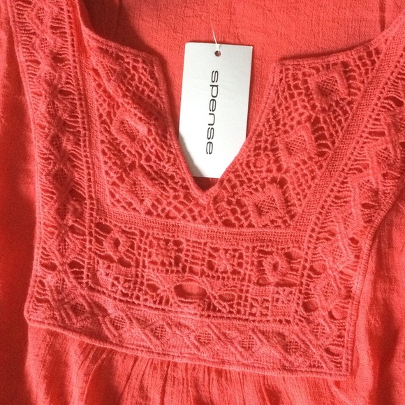 🆕 Spense Peasant Boho Top 🌸🍑 - Picture 3 of 10